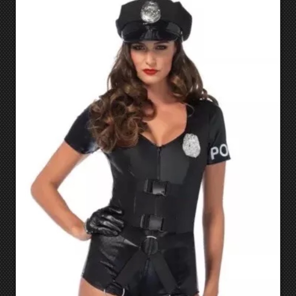 Sexy COP POLICE OFFICER complete costume  Medium